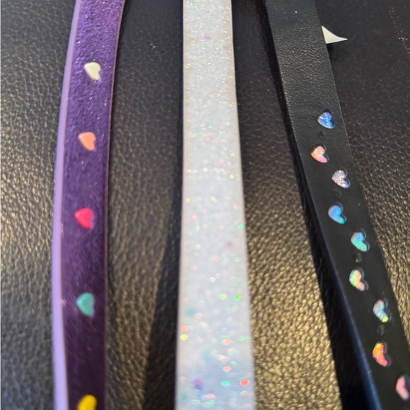 Cat & Jack Kids' Sparkle Belt Trio - Pink, Silver, Black - Picture 3 of 5